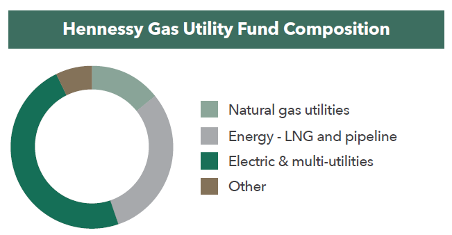 Hennessy Gas Utility Fund Composition